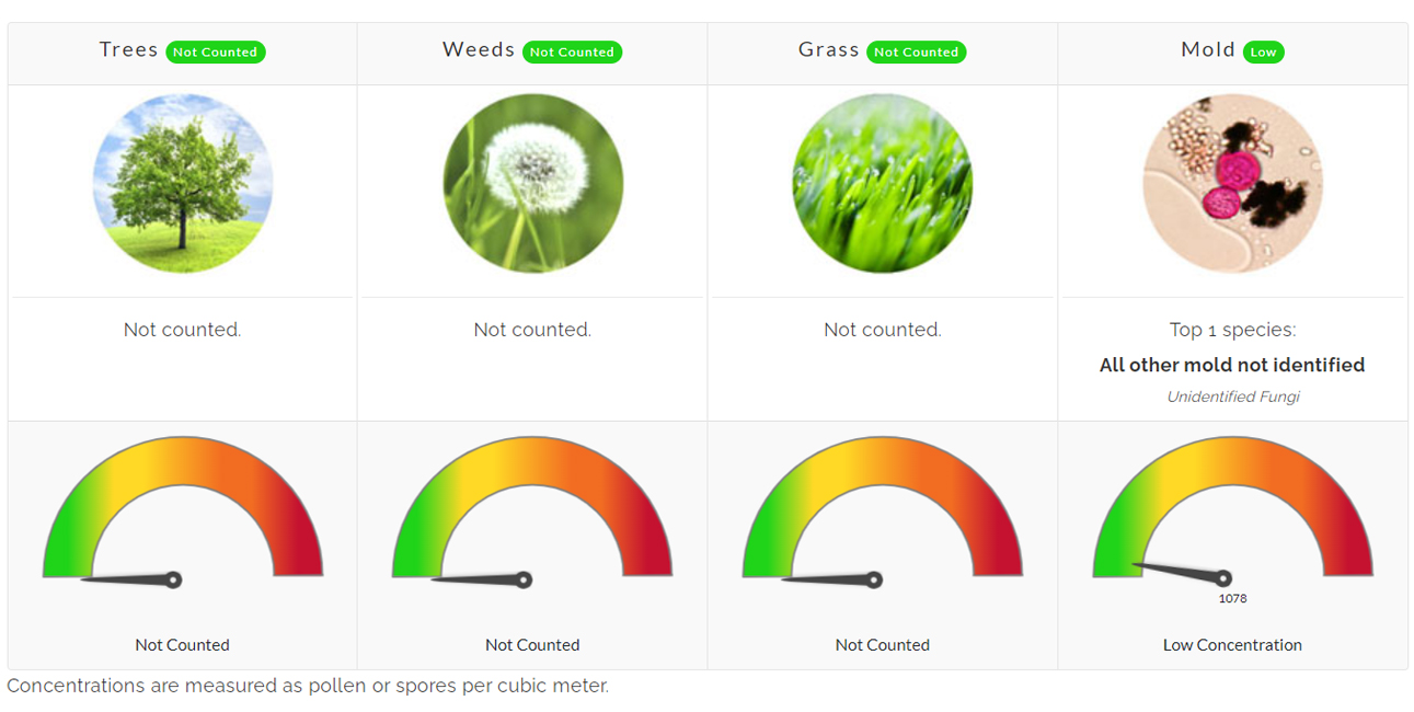 Pollen Count November 16, 2022 Family Allergy & Asthma Care