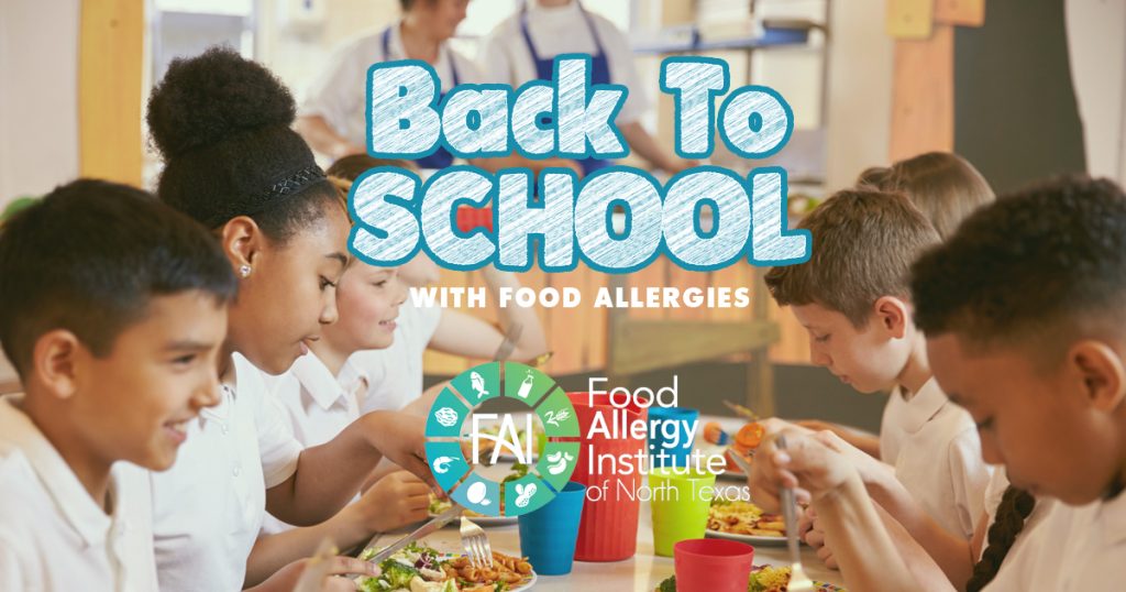 food allergy allergies back to school